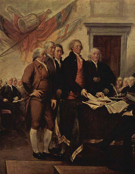 John Trumbull The Declaration of Independence, July 4, 1776 China oil painting art